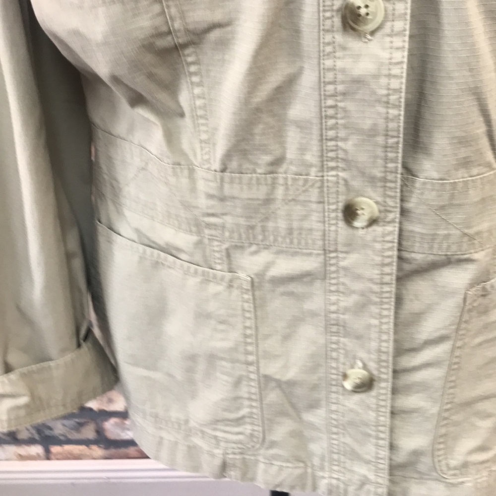 NWT - Issac Mizrah Brown Utility Jacket - Size Medium - Picture 5 of 9